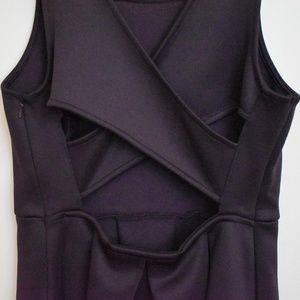 Violet Crossback Elegant Knee-length Dress